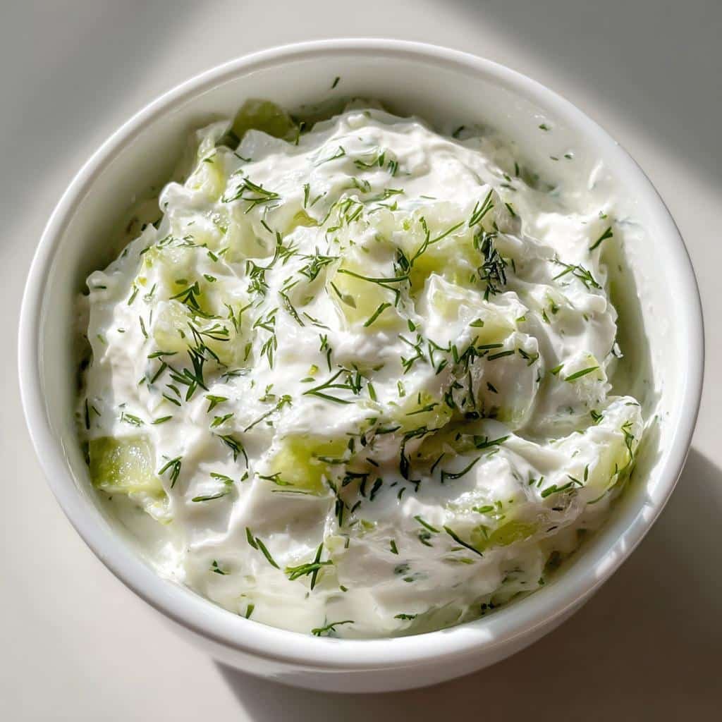 5-Minute Healthy Dill Pickle Yogurt Dip You'll Crave 4 Healthy Dill Pickle Yogurt Dip - detail 1