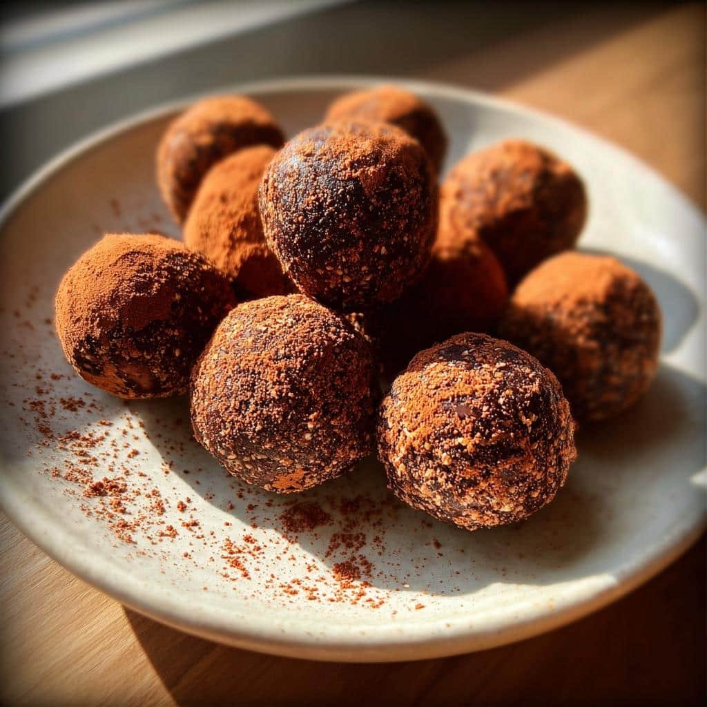 Healthy Double Chocolate Peanut Butter Bites - detail 1