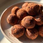 Healthy Double Chocolate Peanut Butter Bites