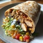 Healthy Easy Chicken Burrito Recipe