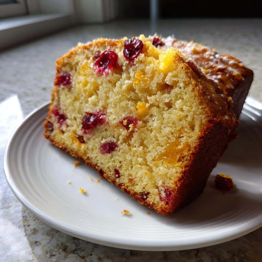 Healthy Easy Cranberry Orange Bread - detail 1