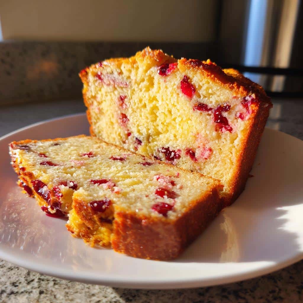 Healthy Easy Cranberry Orange Bread