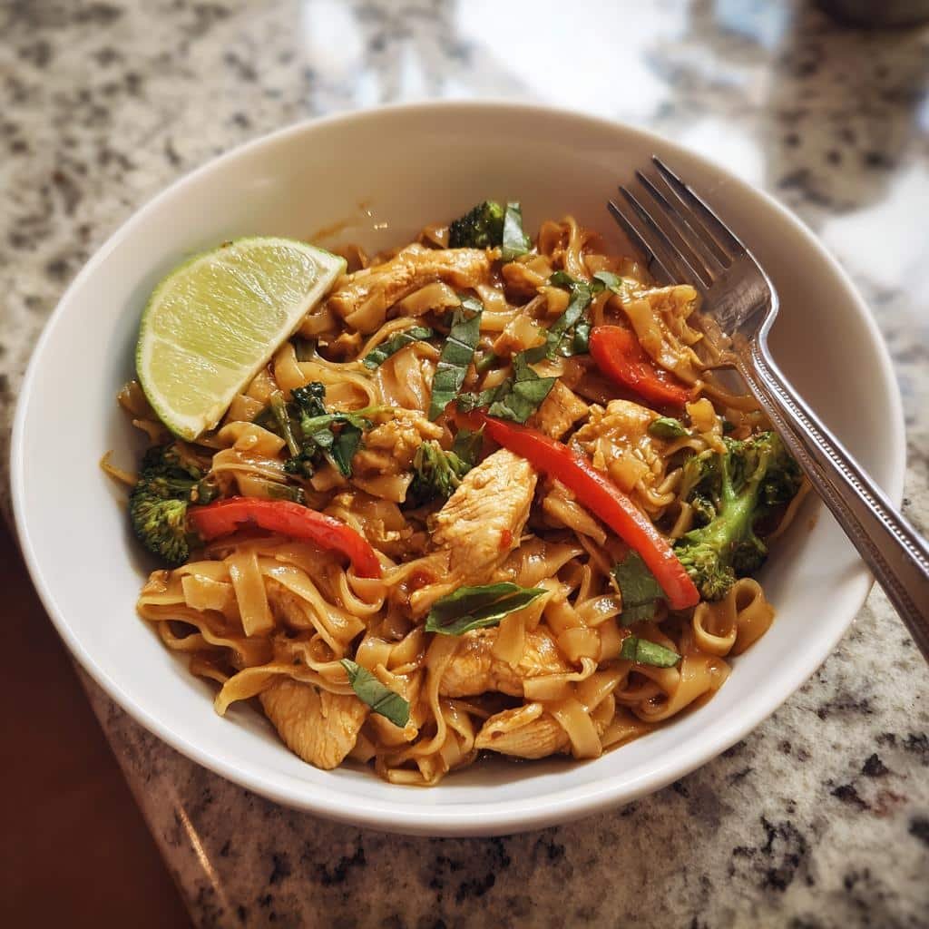 Healthy Easy Crock Pot Drunken Noodles - detail 1