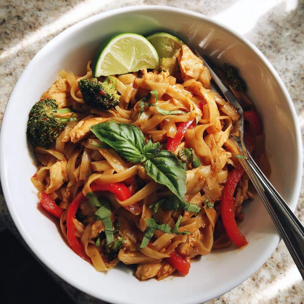 Healthy Easy Crock Pot Drunken Noodles