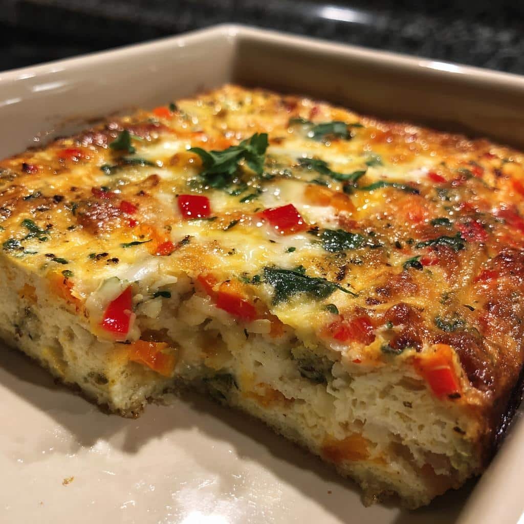 Healthy Easy Easter Breakfast Casserole - detail 1