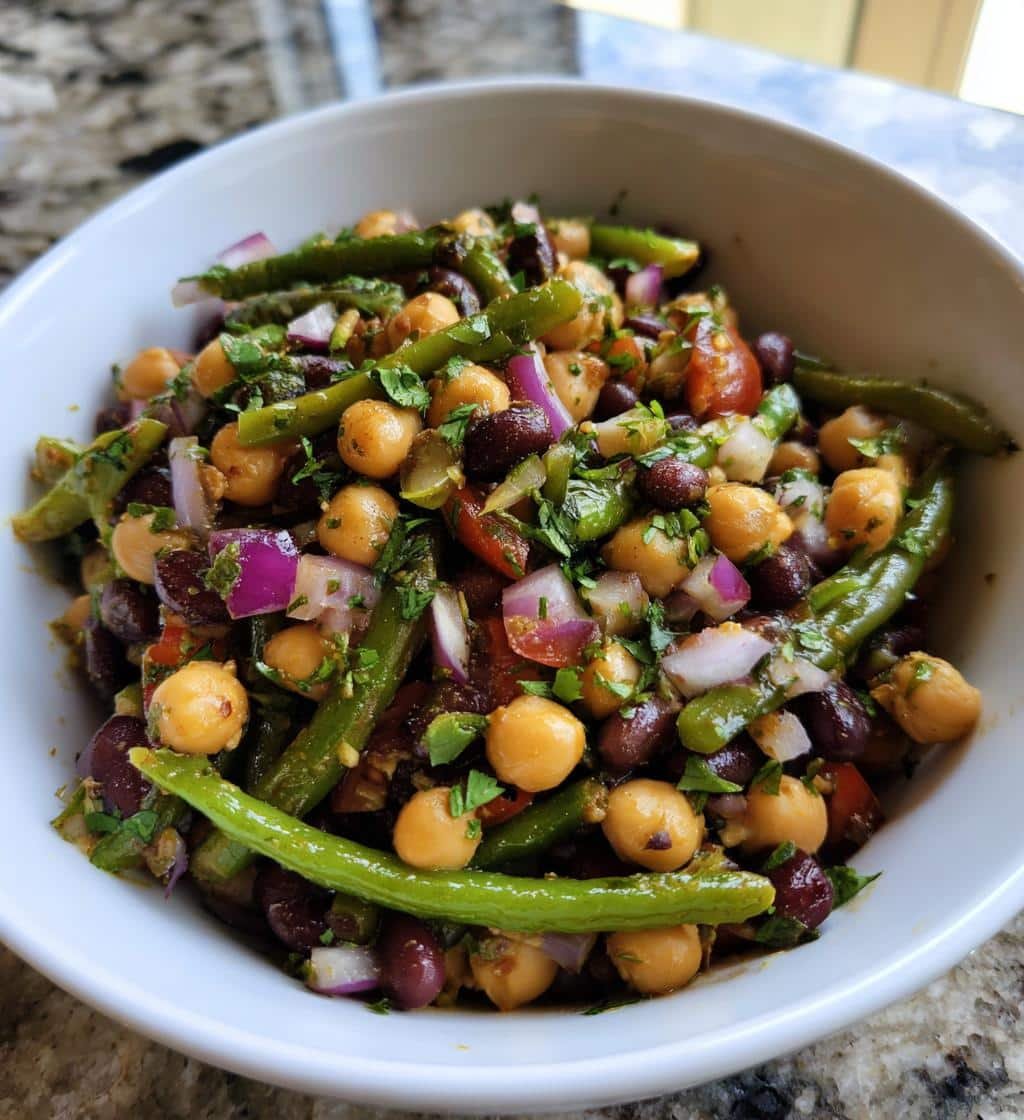 Healthy Easy Five Bean Salad (Heart-Healthy)