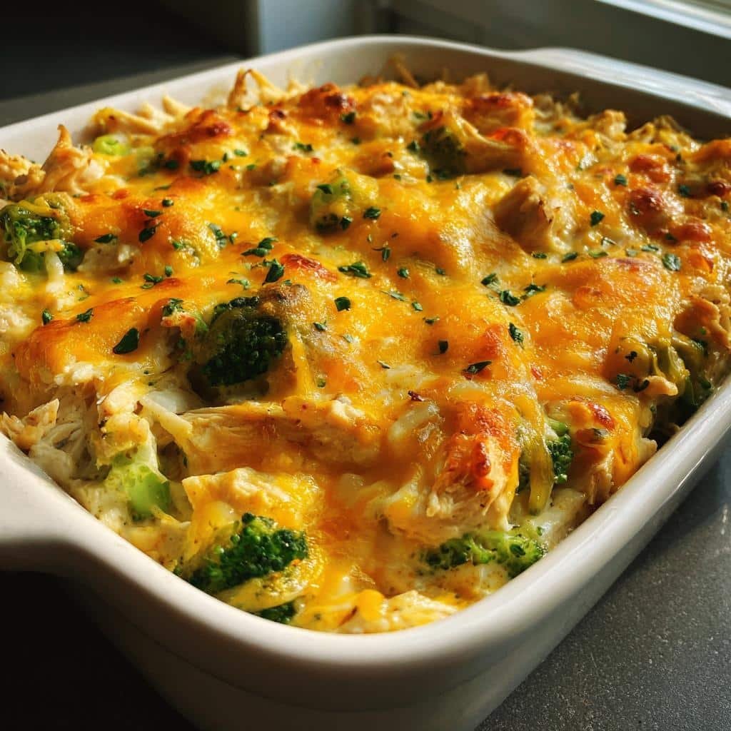 Healthy Easy Low Carb Chicken Casserole Recipe - detail 1