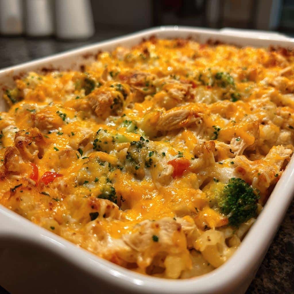 Healthy Easy Low Carb Chicken Casserole Recipe