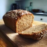 Healthy Easy Overnight Dark Rye Bread (Spelt & Oats)