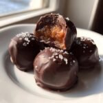 Healthy Easy Salted Caramel Truffles