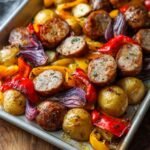 Healthy Easy Sheet Pan Italian Sausage & Potato Dinner