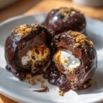 Healthy Easy S'mores Chocolate Bombs