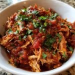 Healthy Easy crockpot SALSA CHICKEN