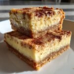 Healthy Eggnog Custard Tart Bars