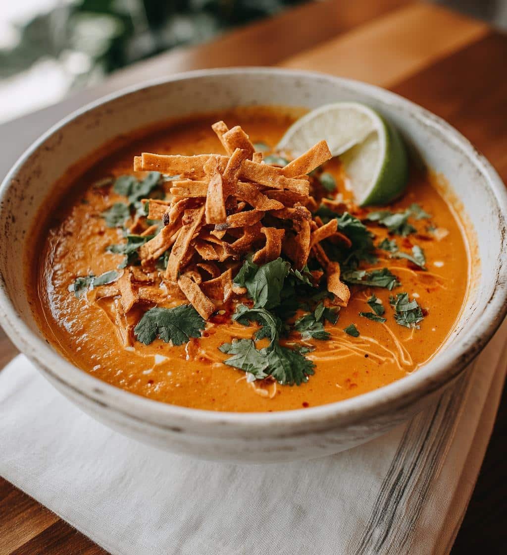 Healthy Express Carrot Tortilla Soup - detail 1