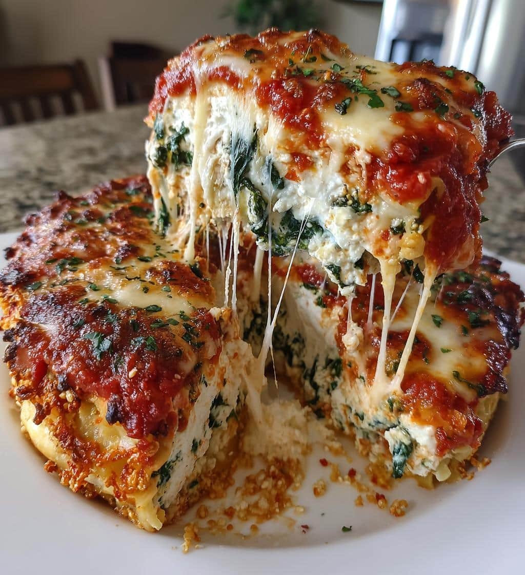 Healthy Four-Cheese Lasagna: 25-Minute Cheesy Bliss 4 Healthy Four-Cheese Lasagna (Extra Cheesy) - detail 1