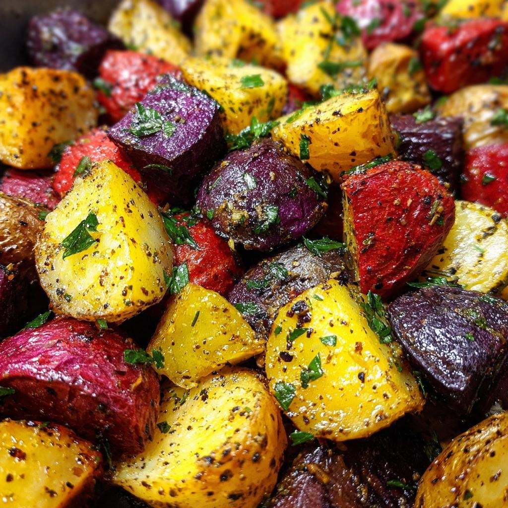 Healthy Garlic Herb Potato Medley (Multi-Color) - detail 1