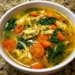 Healthy Ginger Lemon Chicken Soup