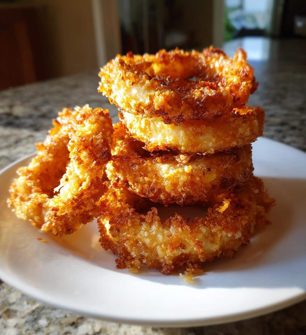 Healthy Gluten-Free Fried Onion Rings - detail 1