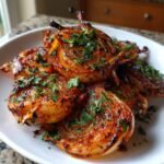 Healthy Harissa Roasted Onions (North African Spice)