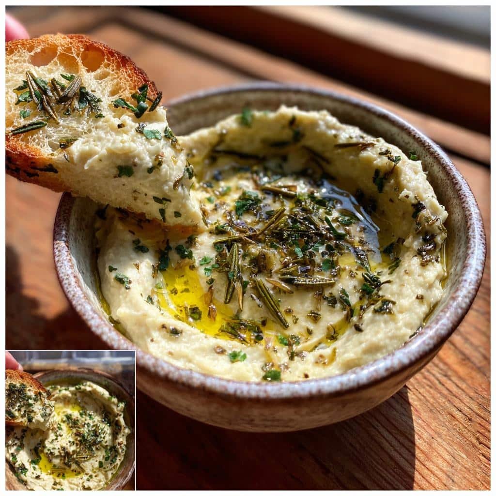 Healthy Herb-Infused White Bean Dip - detail 1