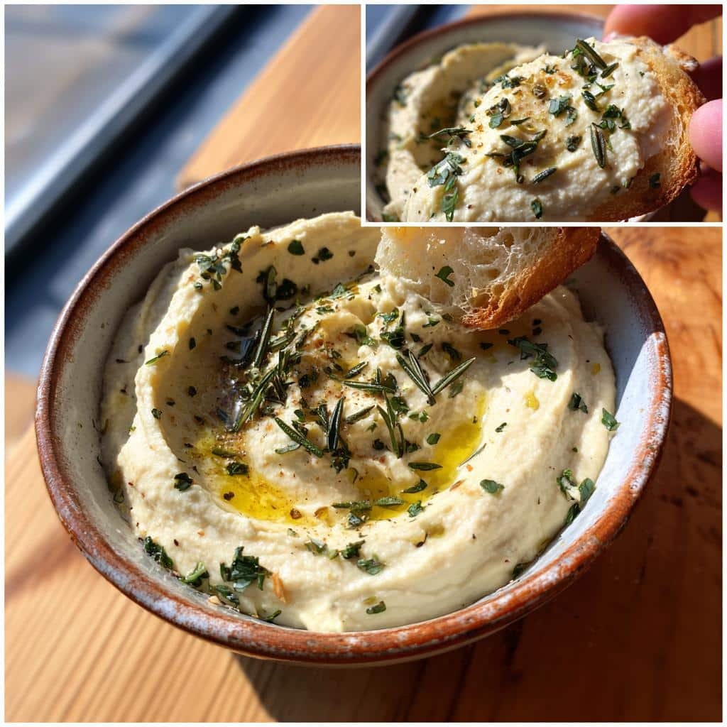 Healthy Herb-Infused White Bean Dip