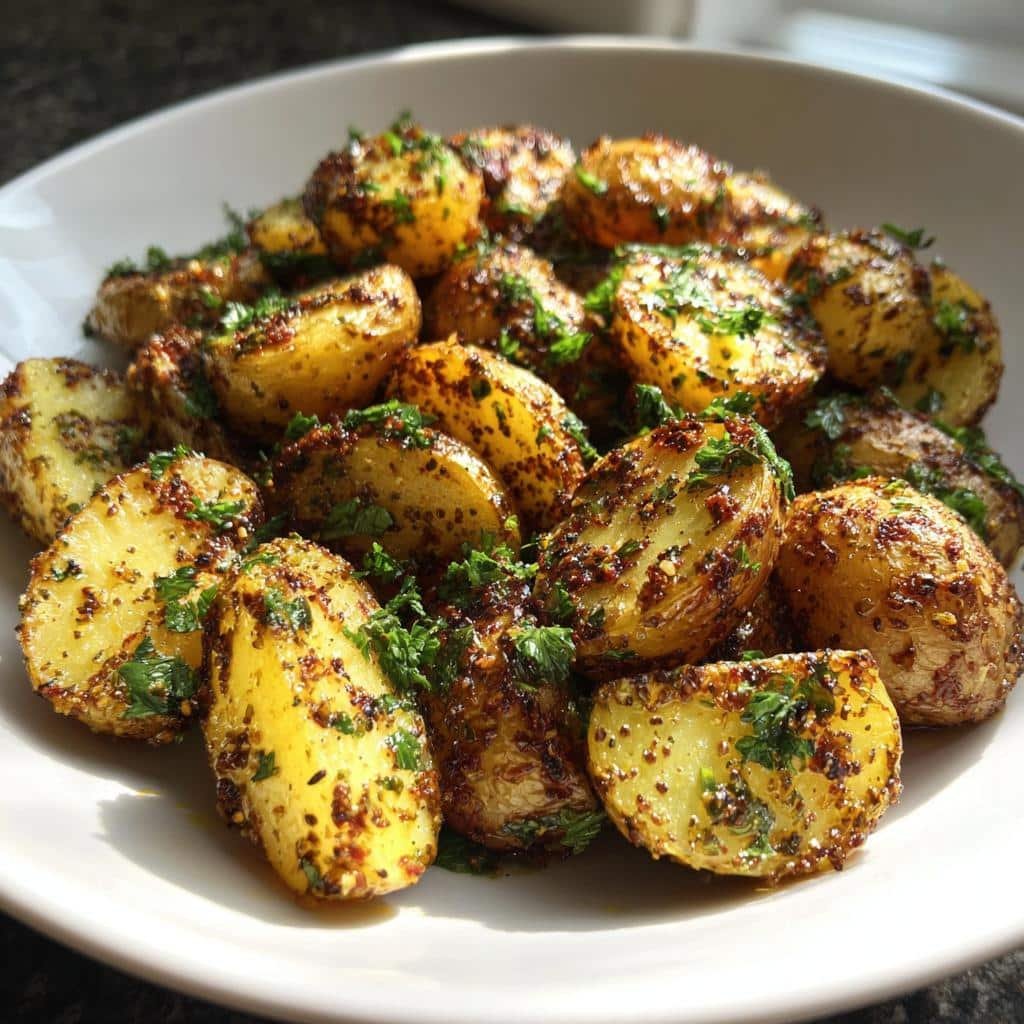 Healthy Herb-Roasted Potatoes with Za’atar Spice - detail 1
