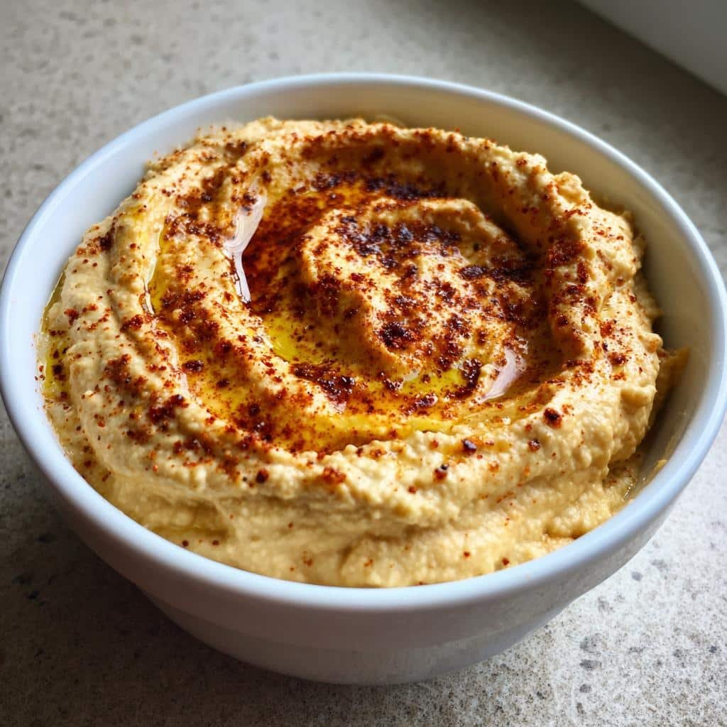 Healthy Homemade Southwest Hummus Dip - detail 1