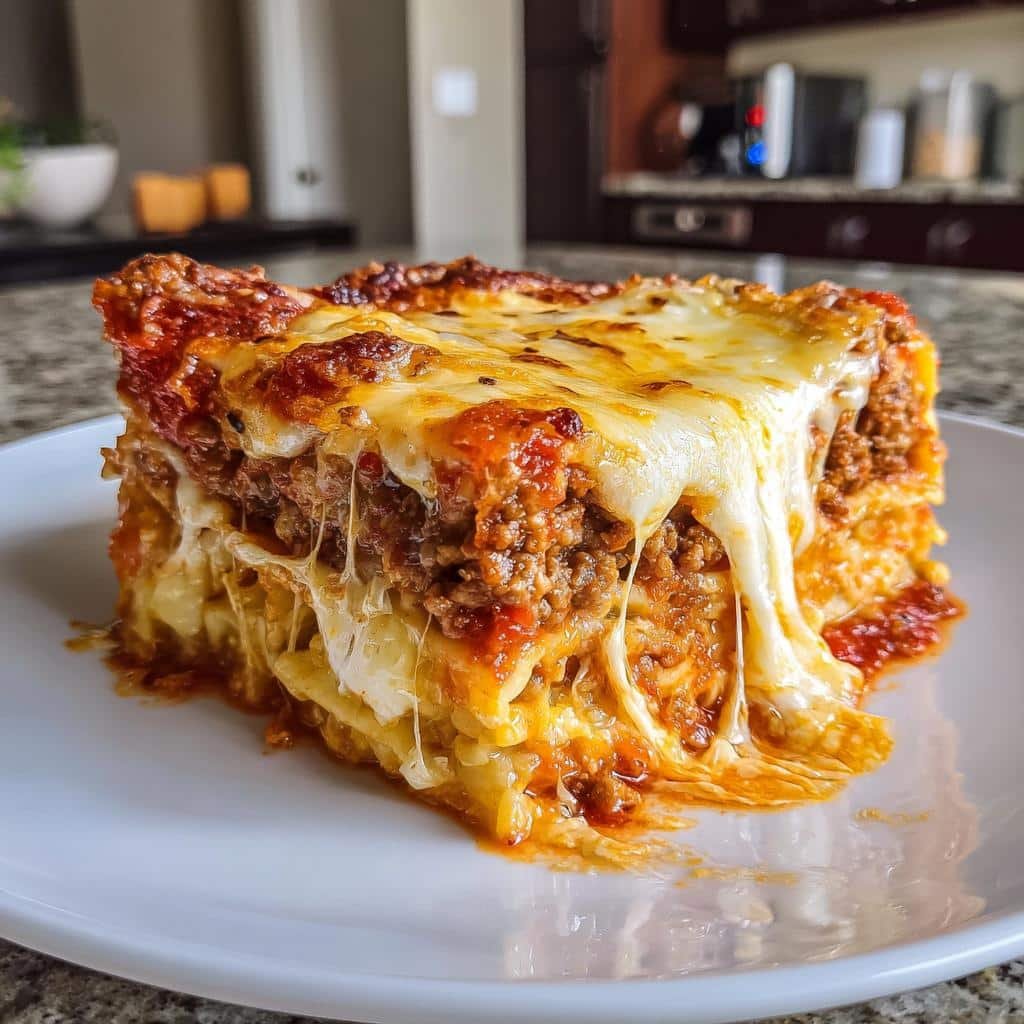 Healthy Keto Lasagna with Shirataki Noodles - detail 1