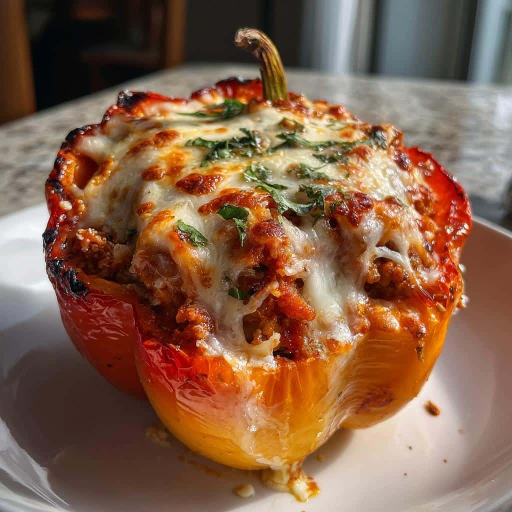 Healthy Lasagna-Stuffed Peppers - detail 1