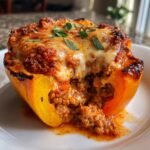 Healthy Lasagna-Stuffed Peppers