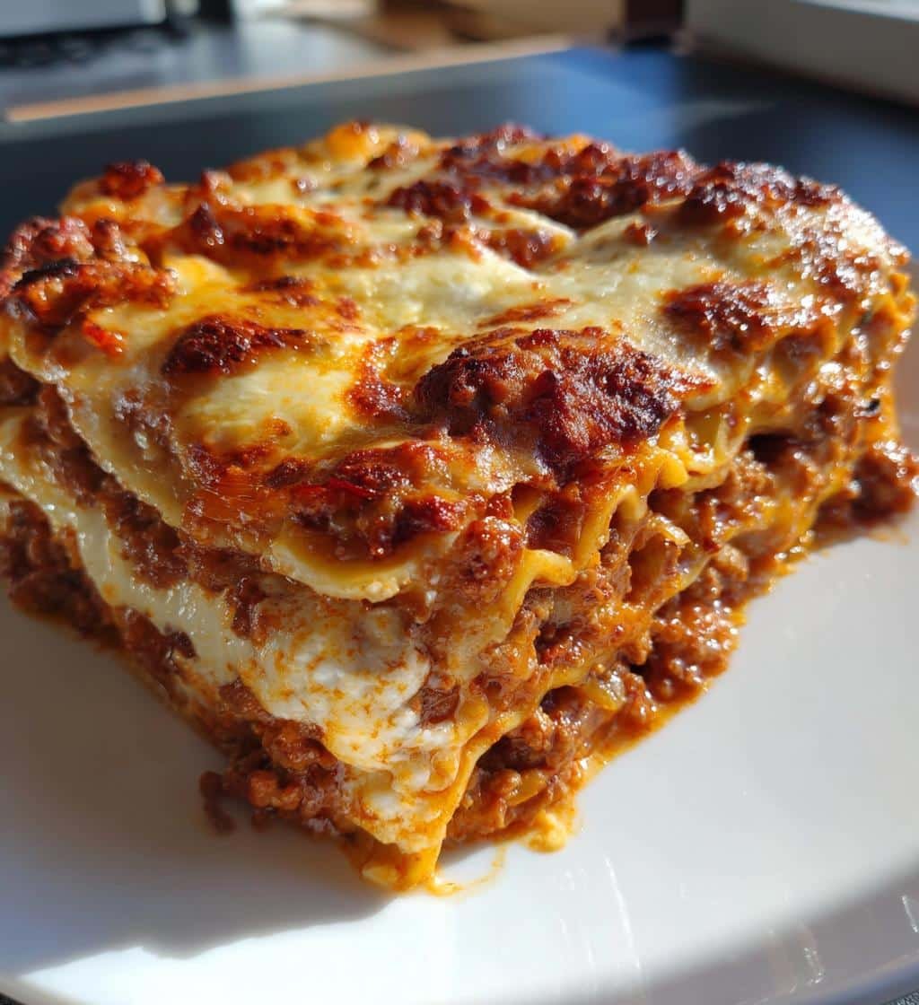 Healthy Lasagna with Caramelized Onions - detail 1