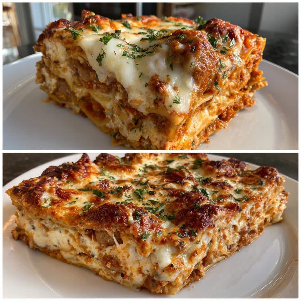 Healthy Lasagna with Chicken Meatballs - 24g Protein in Every Blissful Bite 4 Healthy Lasagna with Chicken Meatballs - detail 1