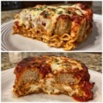 Healthy Lasagna with Chicken Meatballs