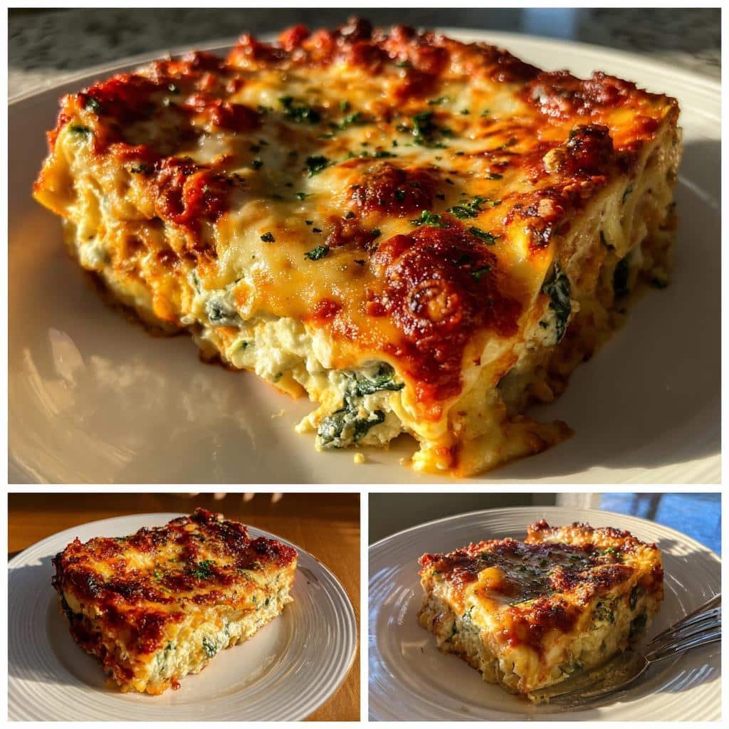 Healthy Lasagna with Gorgonzola