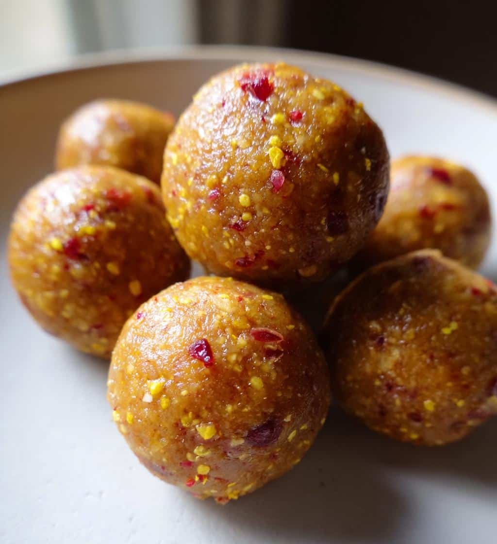 Healthy Lemon Cranberry Date Bites - detail 1