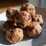 Healthy Lemon Cranberry Date Bites