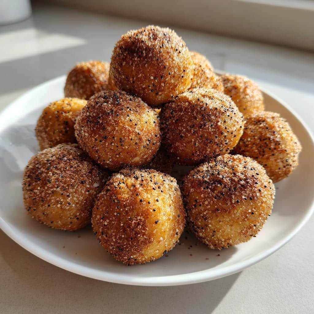 Healthy Maple Cinnamon Cashew Protein Balls - detail 1