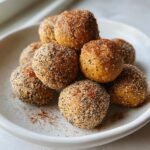 Healthy Maple Cinnamon Cashew Protein Balls