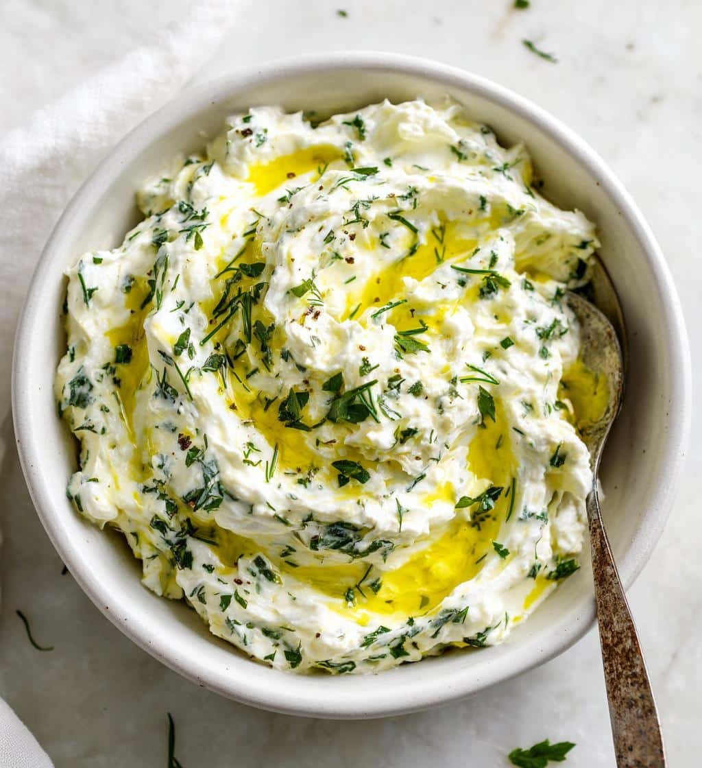 Healthy Mediterranean Yogurt Herb Dip