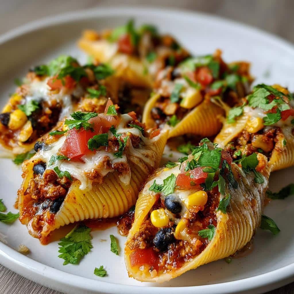 Healthy Mexican Stuffed Shells Recipe