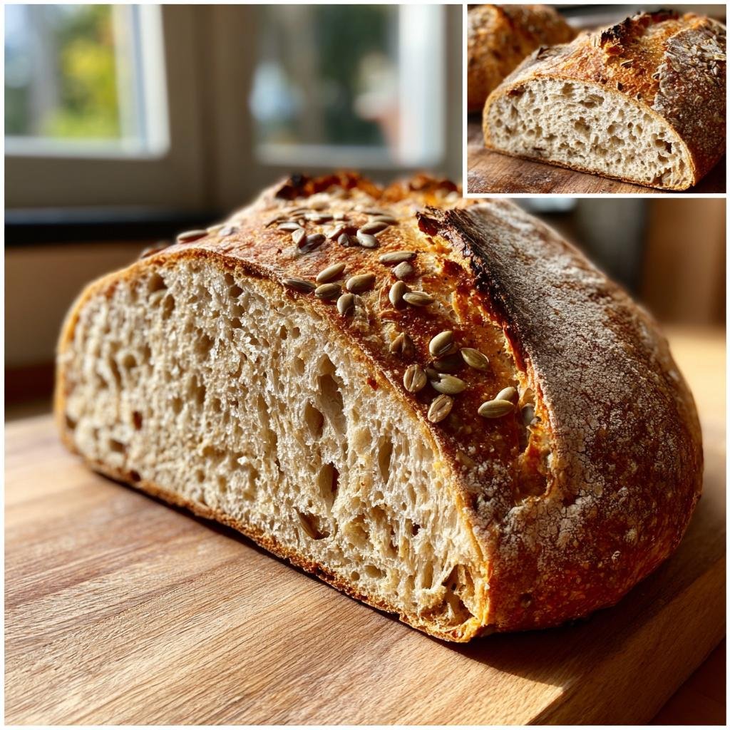 Healthy Multigrain & Seed No-Knead Bread - detail 1
