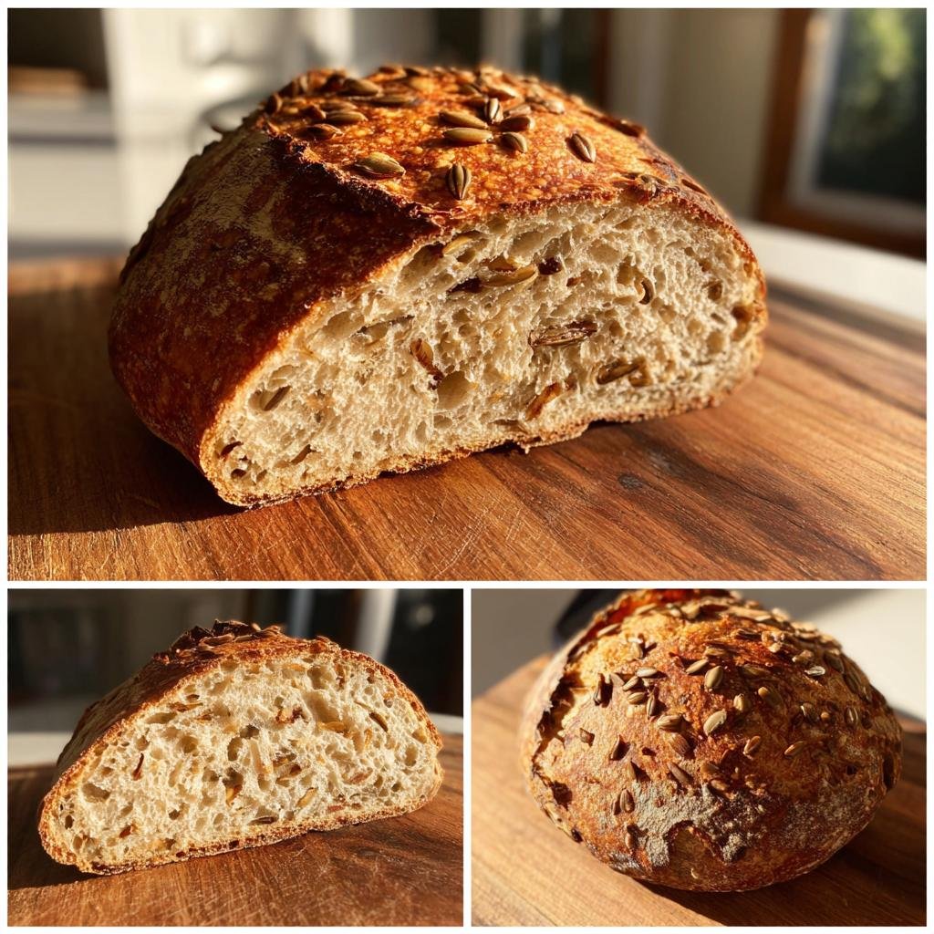 Healthy Multigrain & Seed No-Knead Bread