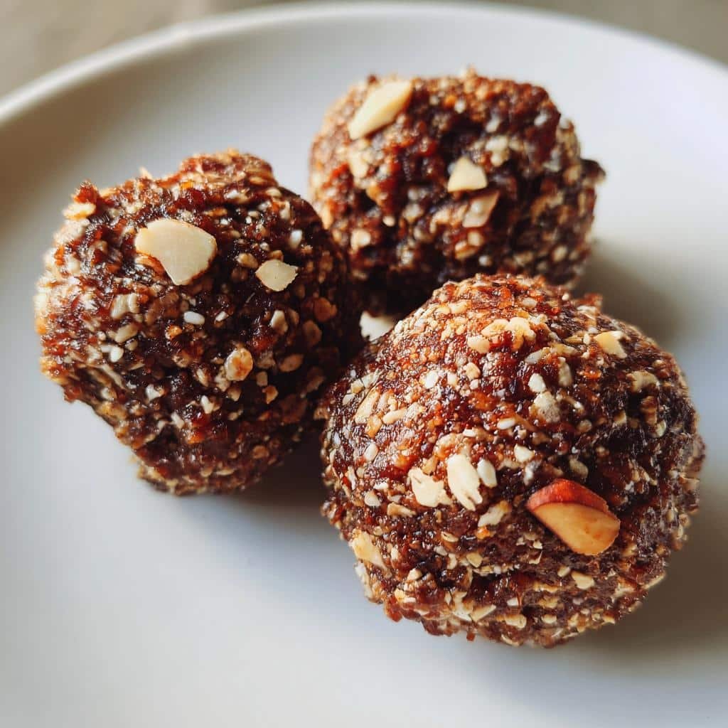 Healthy No-Sugar-Added Date Energy Balls - detail 1