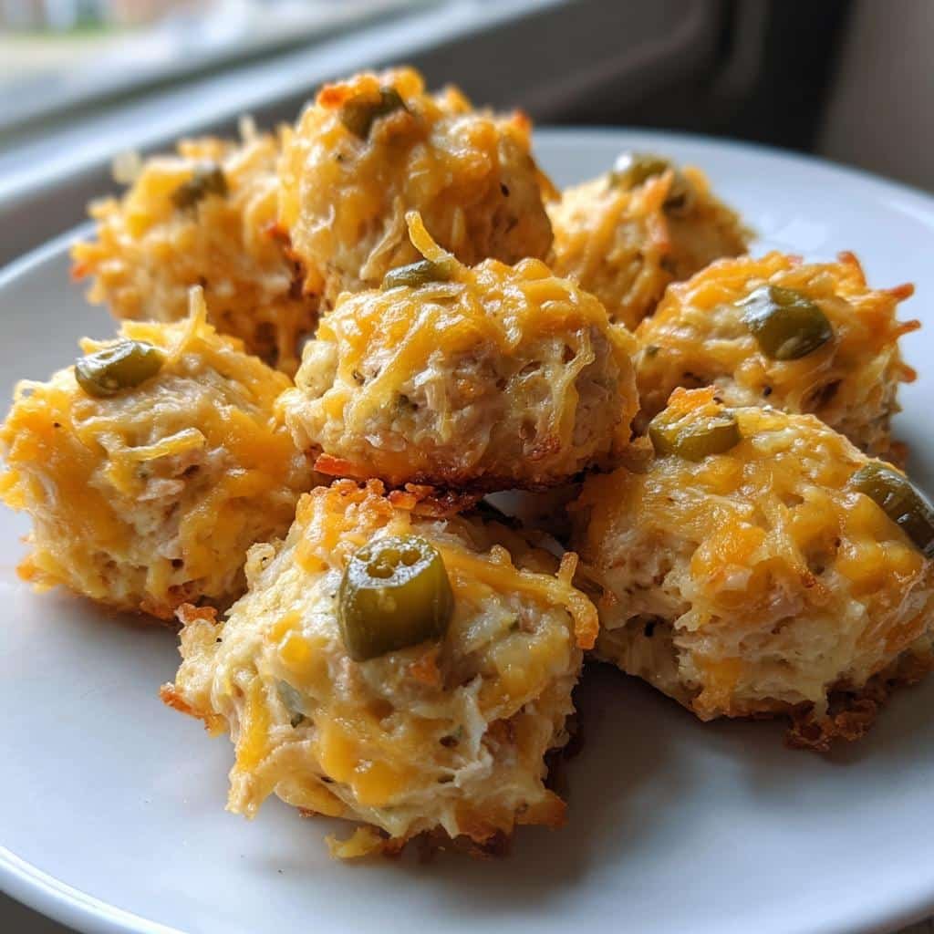 Healthy Pickle & Cheddar Tuna Bites - detail 1