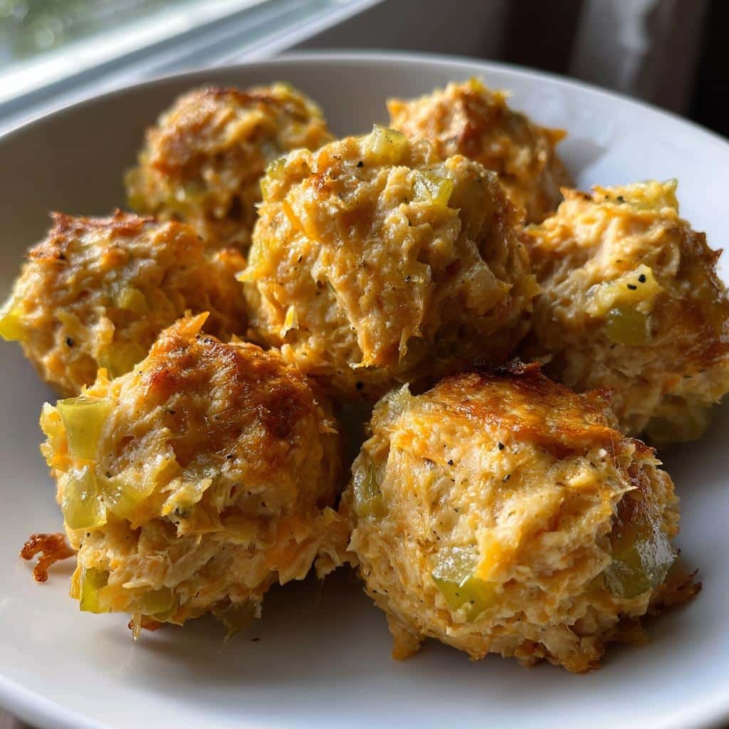 Healthy Pickle & Cheddar Tuna Bites