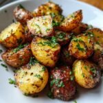 Healthy Quick 5-Ingredient Truffle Salt Potatoes