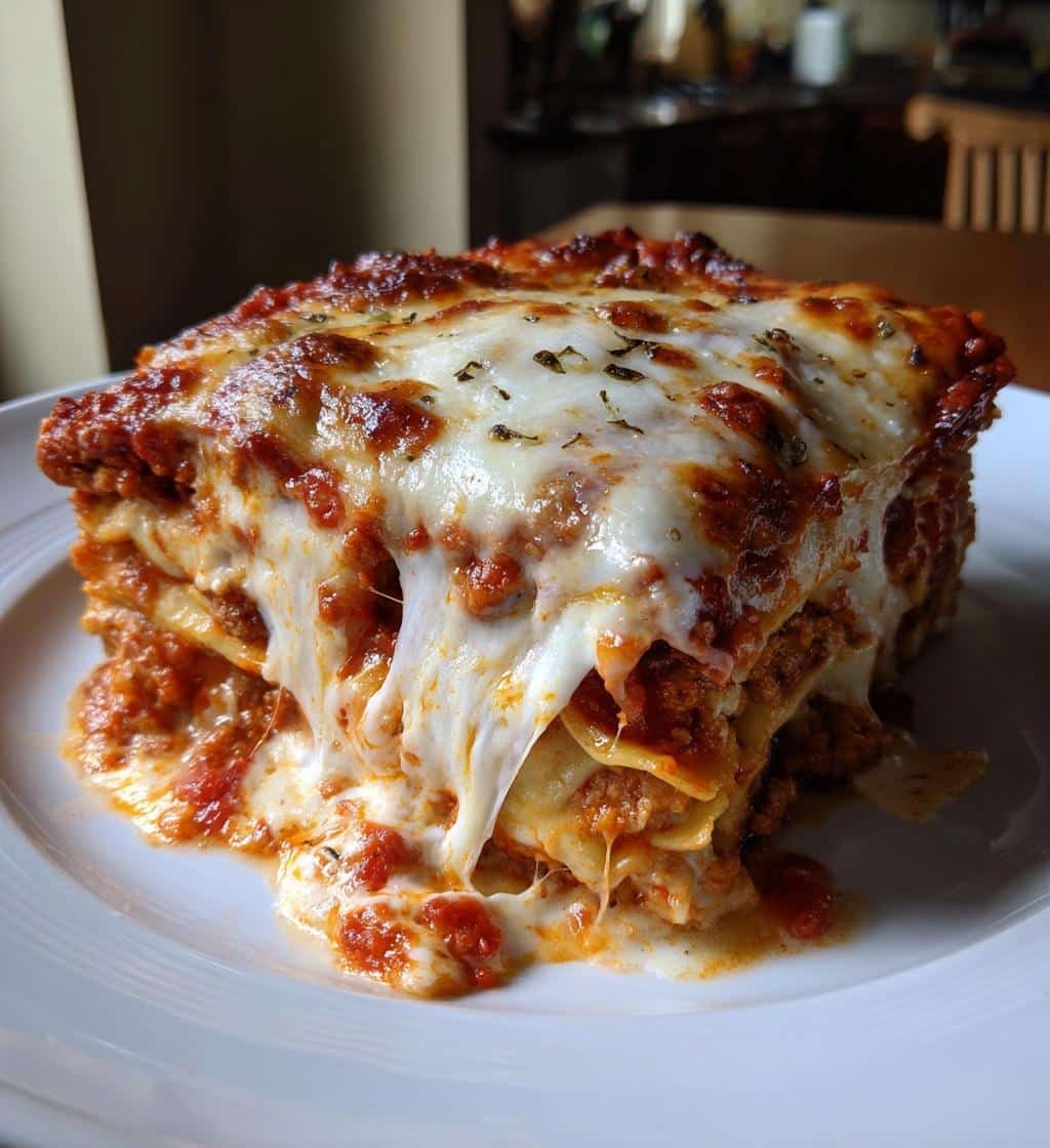 Healthy Quick Homemade Lasagna - detail 1