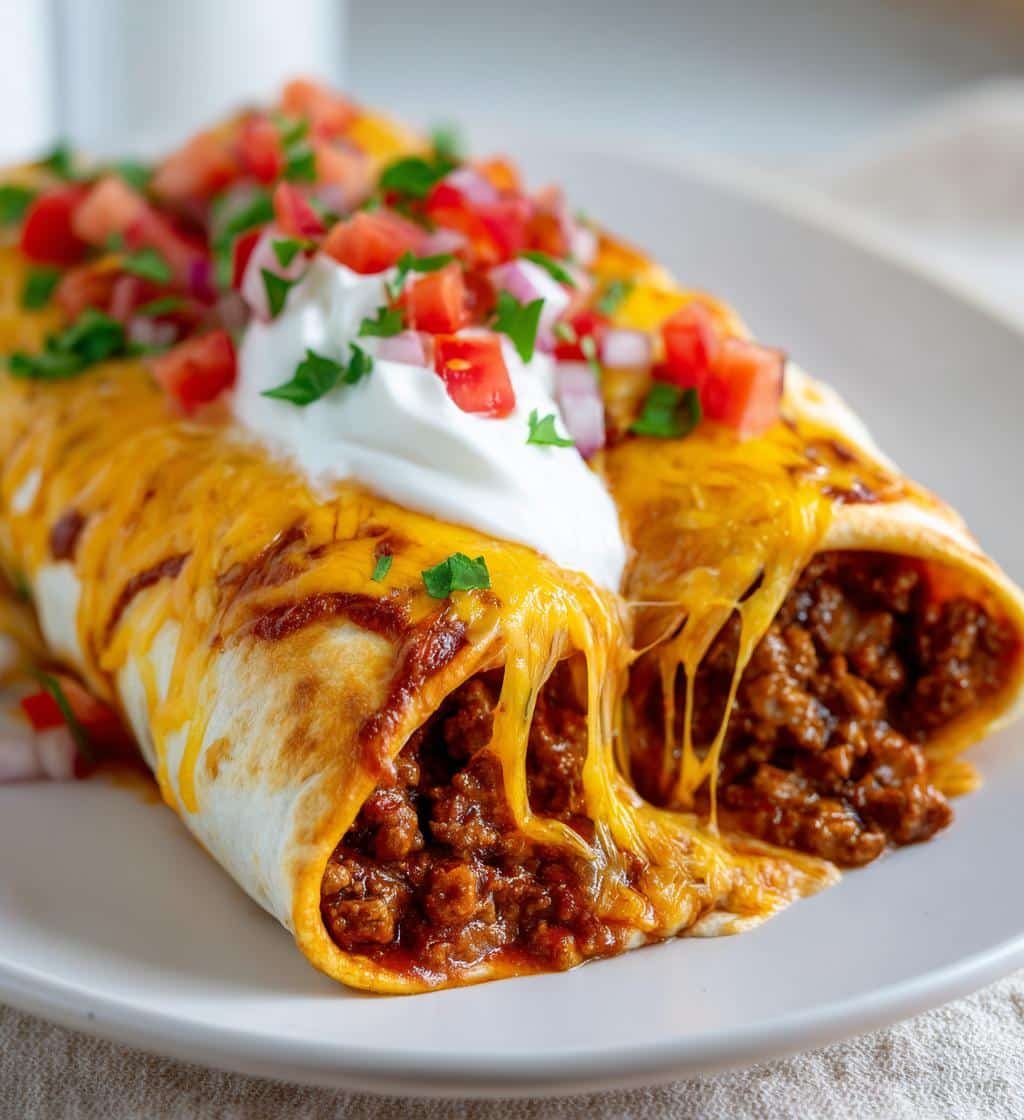 Healthy Quick Homemade Taco Bell Enchirito - detail 1