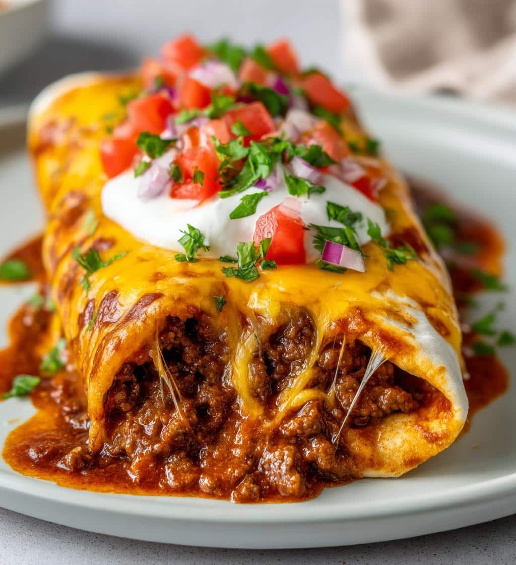 Healthy Quick Homemade Taco Bell Enchirito